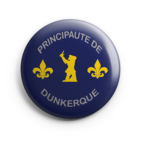 Badge 44mm - Principauté de Dunkerque