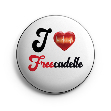Badge - I love Freecadelle