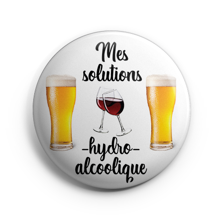 Badge - Mes solutions hydro alcooliques