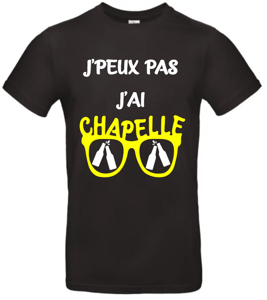 J'PEUX PAS J'AI CHAPELLE (Noir)