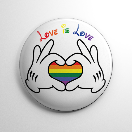 Badge 56mm - Love is Love