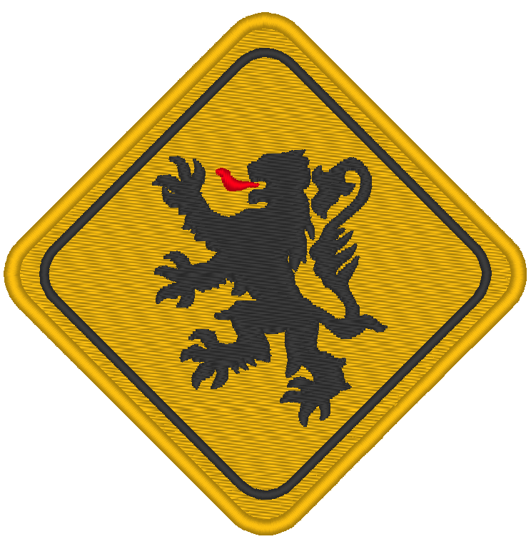Écusson Lion des Flandres